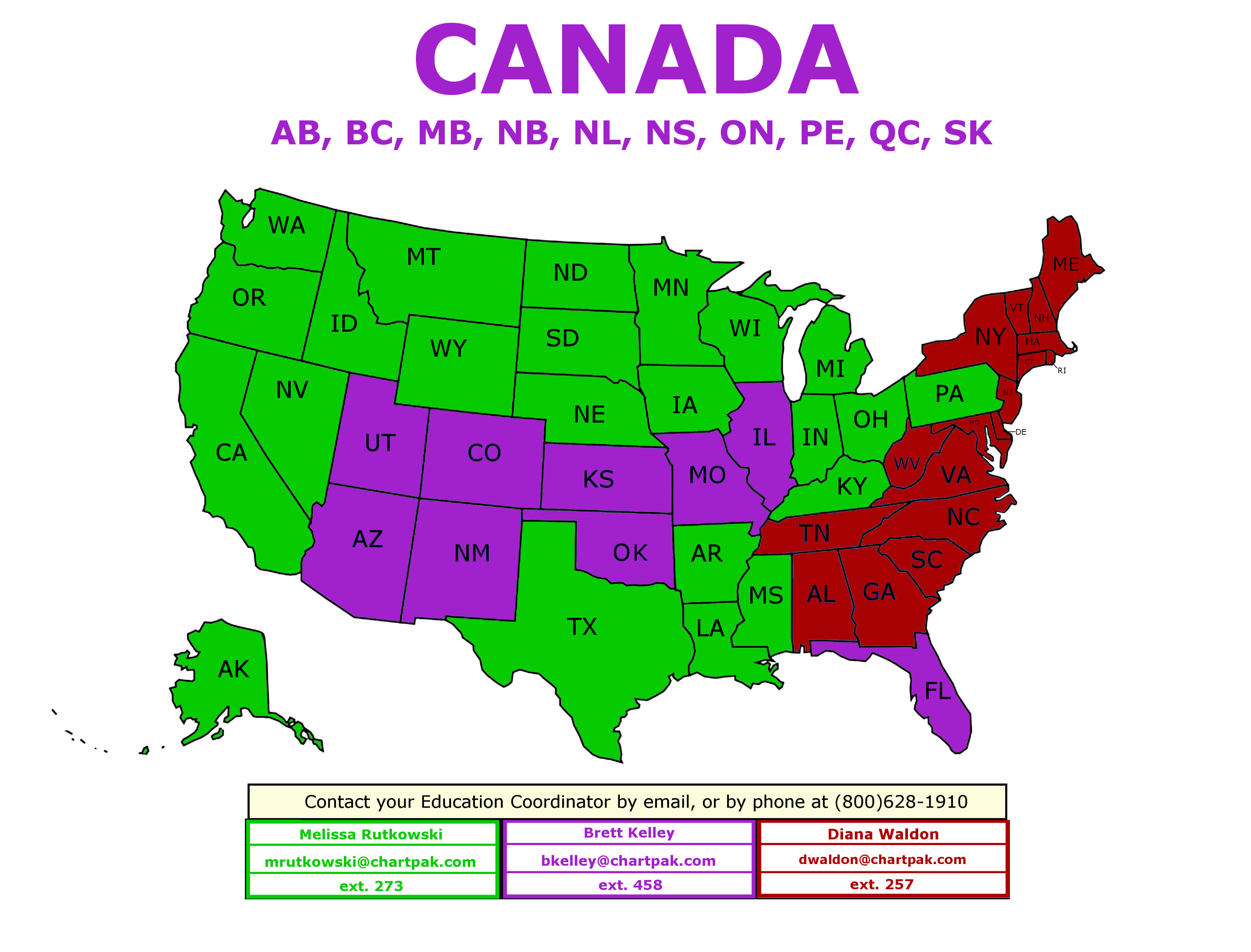 Edu Coordinator Map