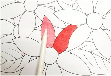 Using a White Colored Pencil