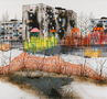 Constructing Lofty Visions: The Cut and Applied Paintings of Erik Benson
