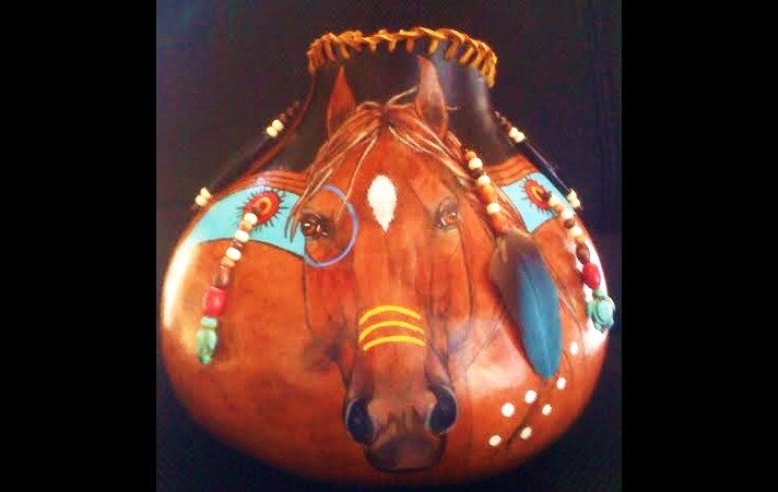 Native American Horse Gourd