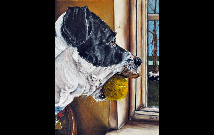 Brubeck's Mouthful of Rawhide and Tennis Ball