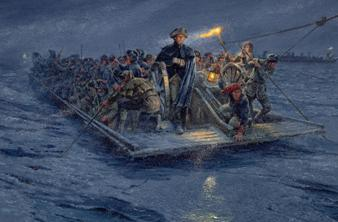 Mort Künstler, Washington’s Crossing, 2011, Oil on Canvas