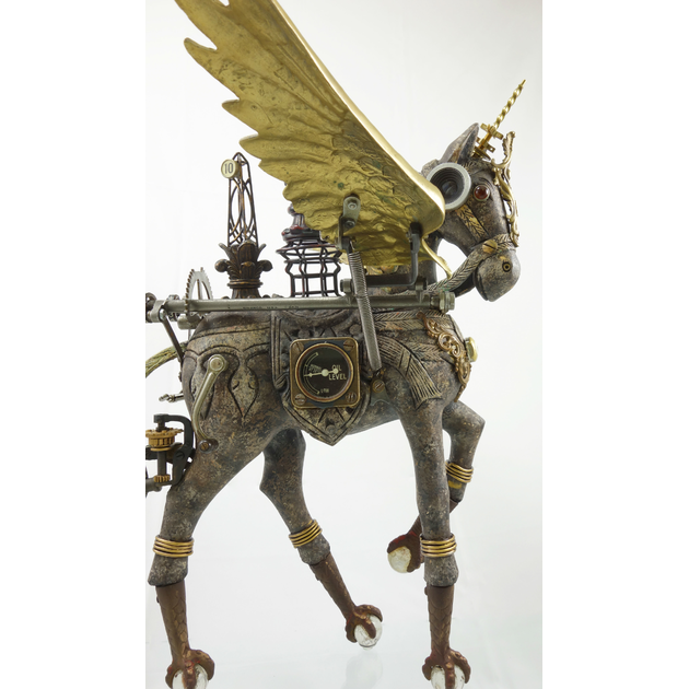 winged horse scultpure