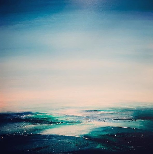 Perpetual One, oil painting by Tessa Houghton, @tessa.houghton 