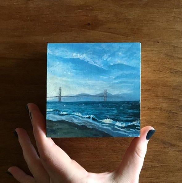 Acrylic painting