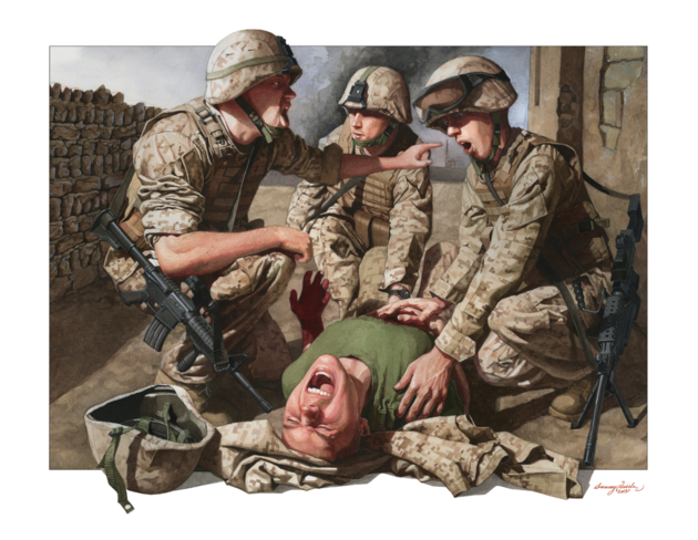 war scene
