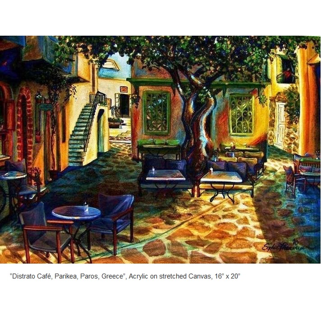Distrato Café, Parikea, Paros, Greece 