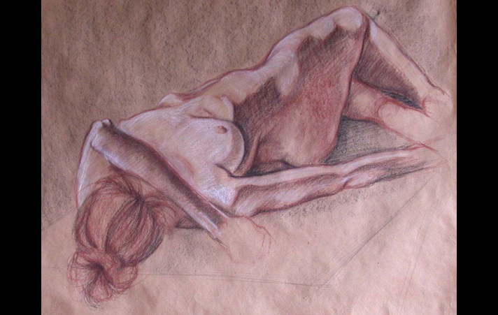 Nude on Butcher Paper